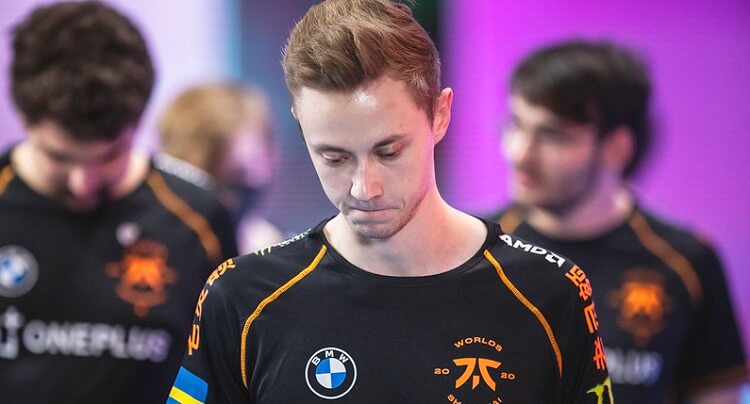 Worlds 2020 Fnatic Out