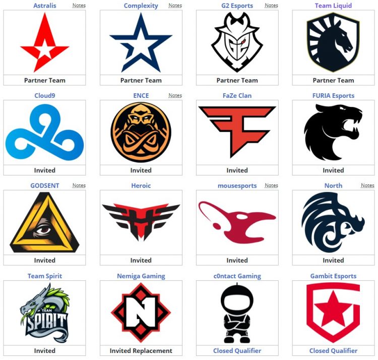 Teams Credits Liquipedia e